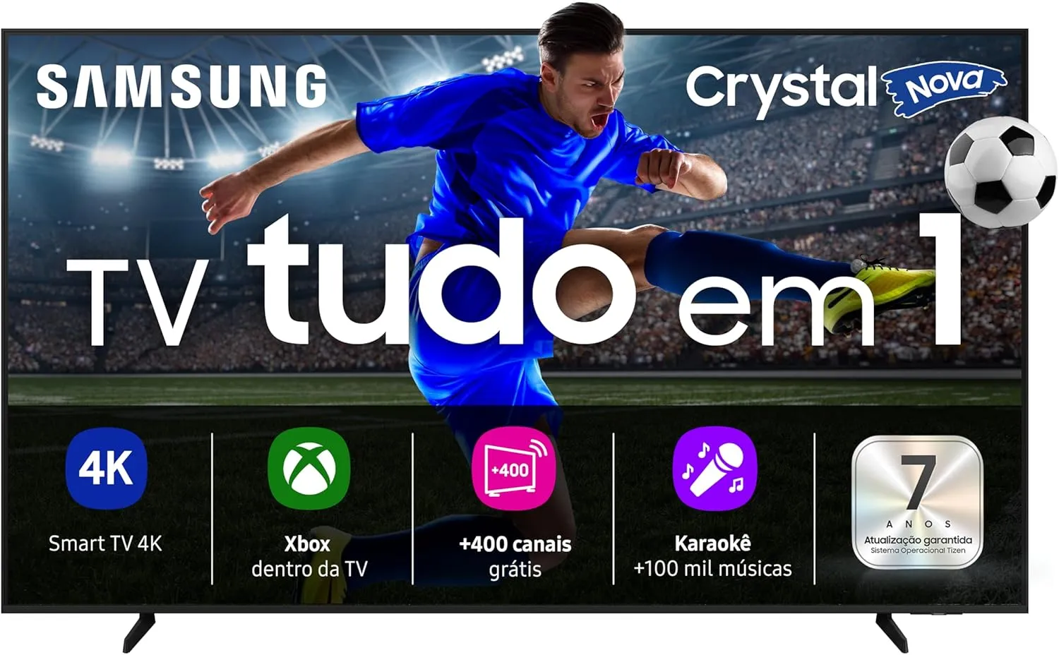 Smart TV Samsung 75" Crystal UHD 4K U8100F: Detalhes e Performance